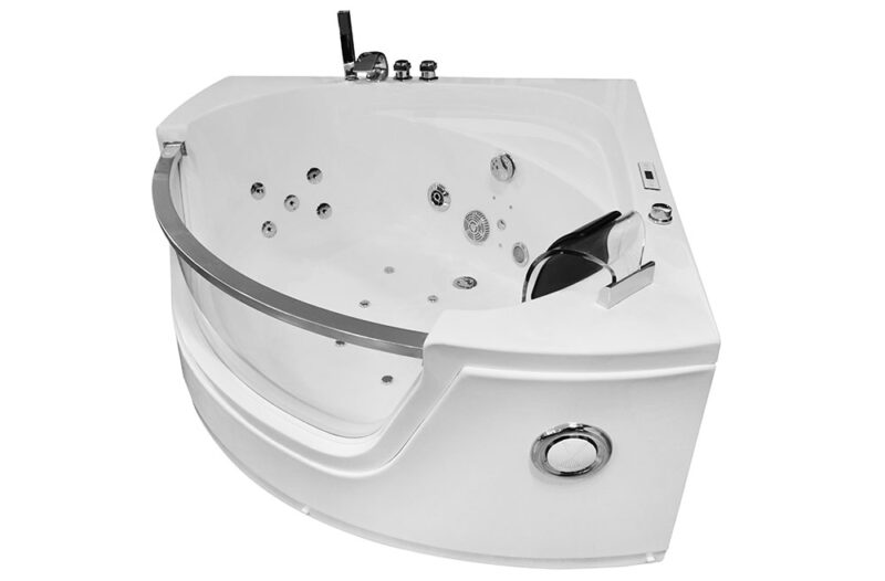 M-SPA - Kúpeľňová vaňa s hydromasážou 135 x 135 x 63 cm - Image 4