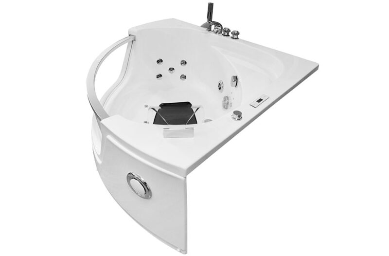 M-SPA - Kúpeľňová vaňa s hydromasážou 135 x 135 x 63 cm - Image 5