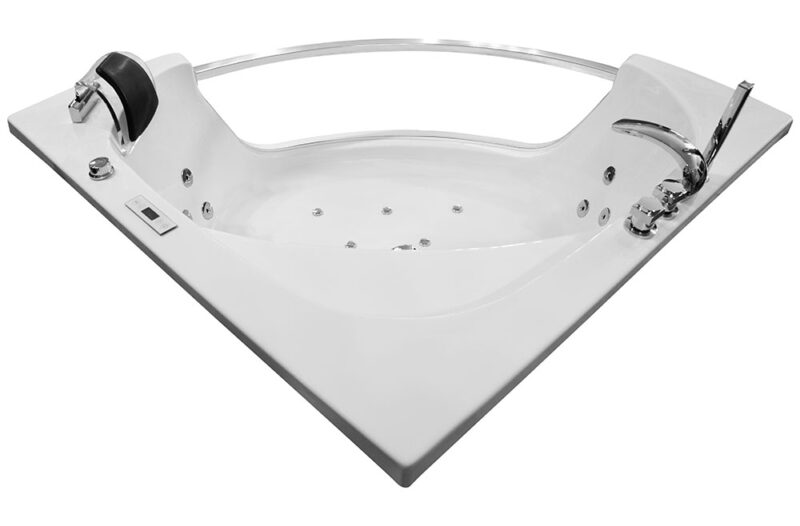 M-SPA - Kúpeľňová vaňa s hydromasážou 135 x 135 x 63 cm - Image 6
