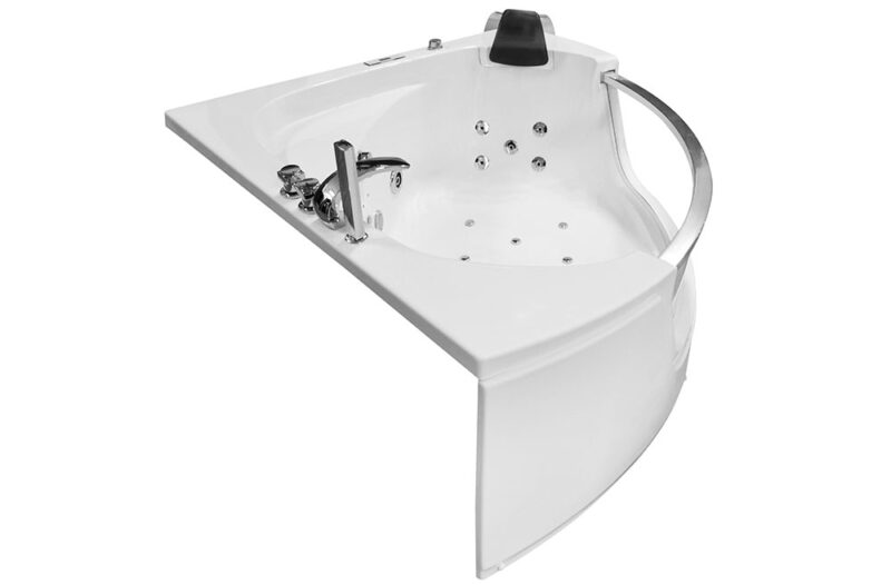 M-SPA - Kúpeľňová vaňa s hydromasážou 135 x 135 x 63 cm - Image 7