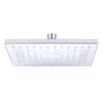 Tanierová sprcha horná 220x220 mm s kĺbom, pochrómovaný plast