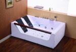 M-SPA - 8008 Ľavá hydromasážna vaňa 180 x 120 x 62 cm