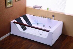 M-SPA - 8008 Ľavá hydromasážna vaňa 180 x 120 x 62 cm