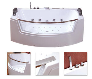 Hydromasážna vaňa SUPREMA 664 - 185x110x67