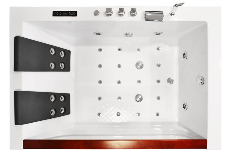 M-SPA - 8008 Ľavá hydromasážna vaňa 180 x 120 x 62 cm - Image 2