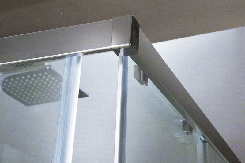 Aquatek - DYNAMIC A4 štvorcový sprchový kút 100 x 100, sklo grapé - Image 2
