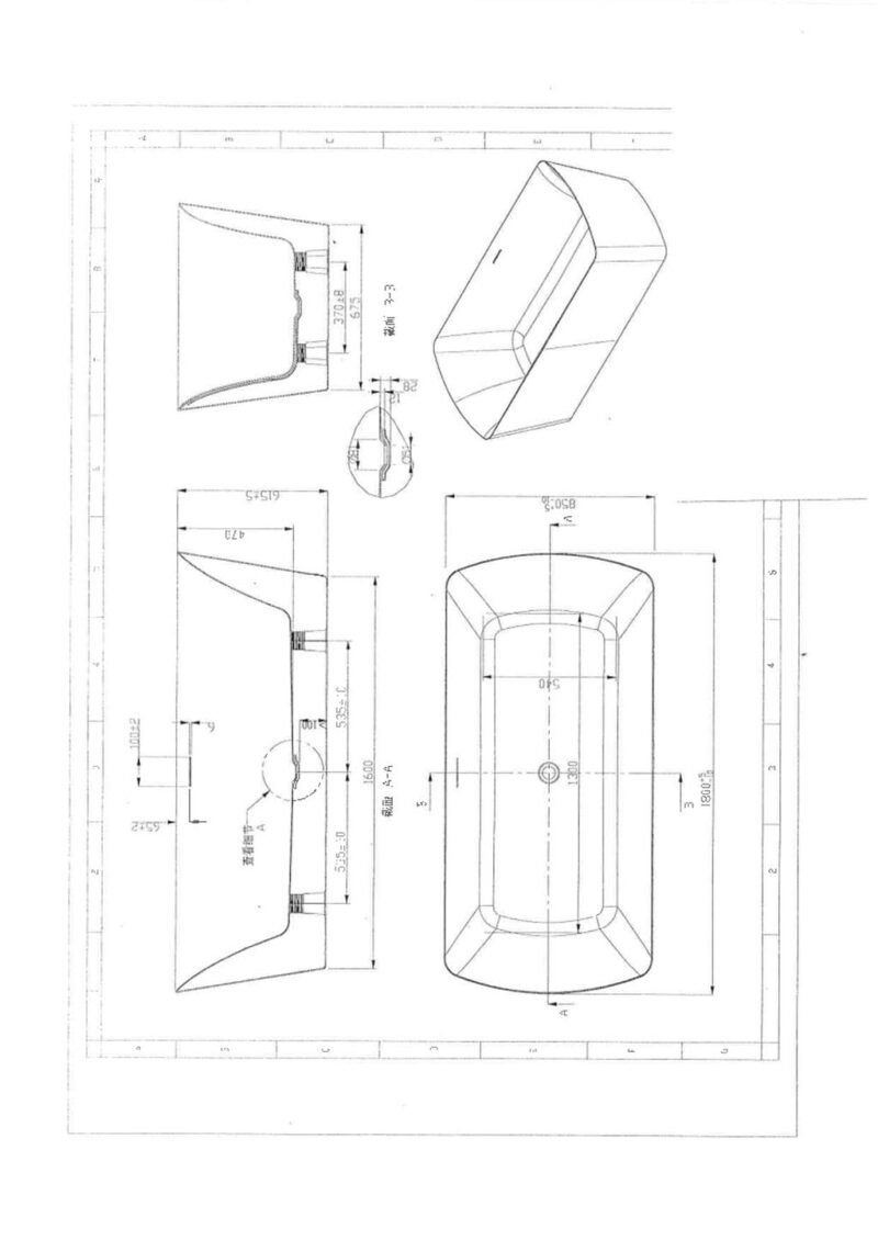 Sanotechnik - Orlando - Samostatne stojaca vaňa 180 x 85 cm biely lesk - Image 4