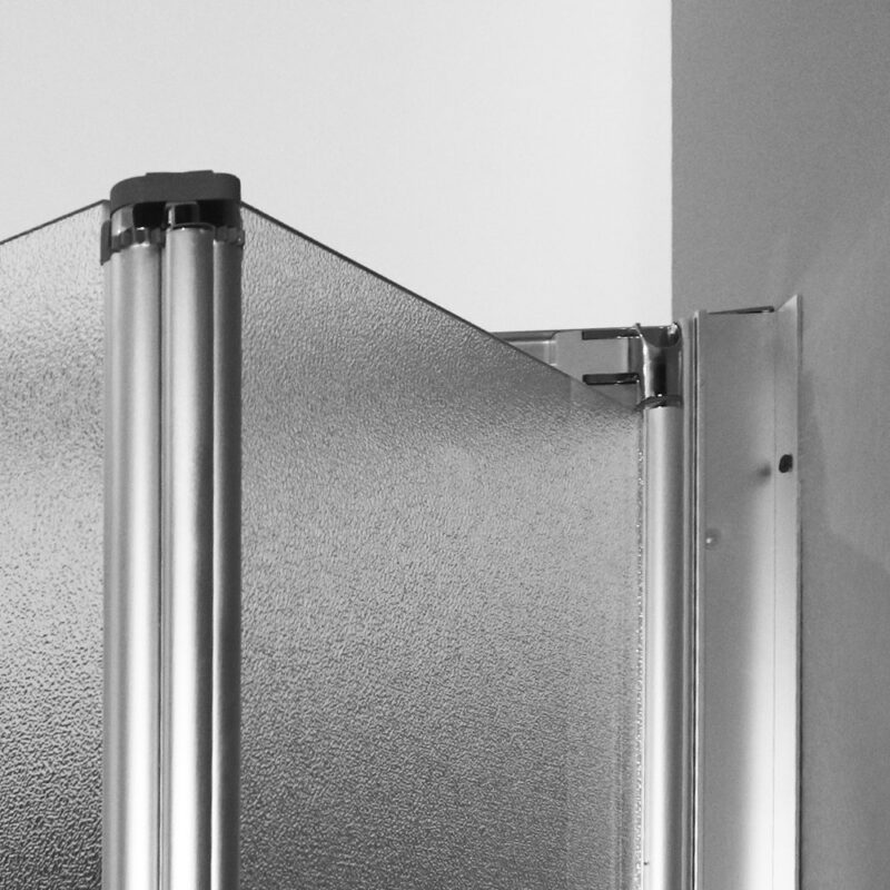 Aquatek - Sprchové dvere DYNAMIC B6 100, PROFIL CHRÓM - SATIN, SKLO GRAPE - Image 5