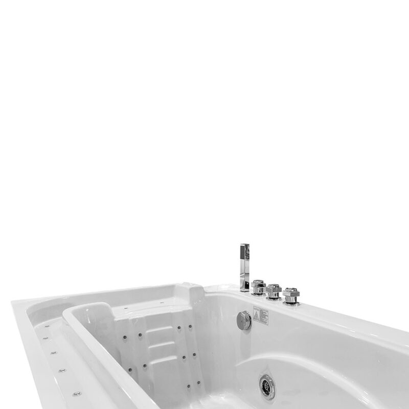 M-SPA - Kúpeľňová vaňa SPA s hydromasážou 182 x 90 x 65 cm - Image 6