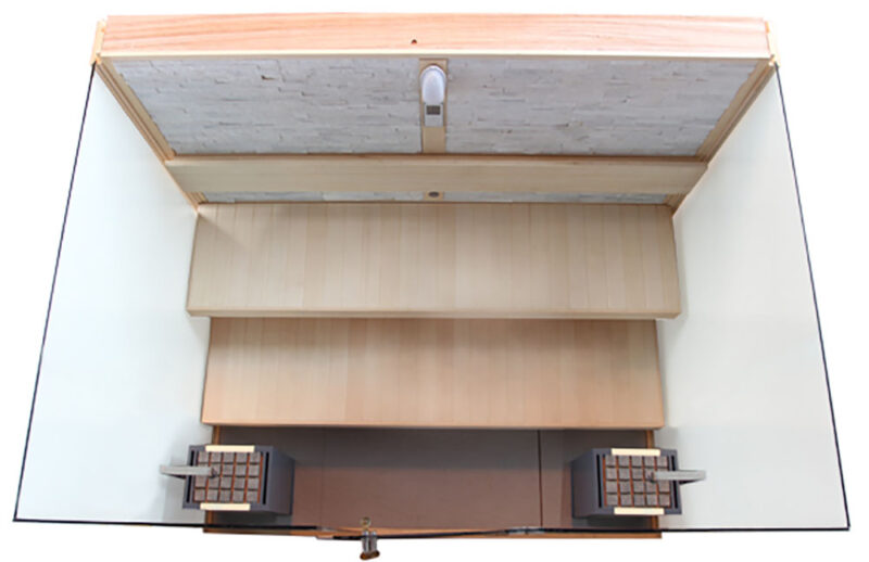 M-SPA - Suchá sauna s pieckou pre 8 osôb 300 x 200 x 210 cm 12kW - Image 7