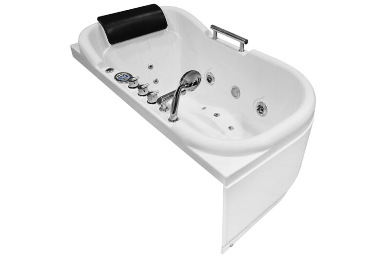 M-SPA - Pravá kúpeľňová vaňa SPA s hydromasážou 140 x 87 x 67 cm - Image 7