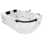 M-SPA - Hydromasážní vana 665 levá 180 x 120 x 63 cm
