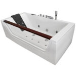 M-SPA - Koupelnová vana 8007 s hydromasáží pro 1 osobu 180 x 90 x 59 cm
