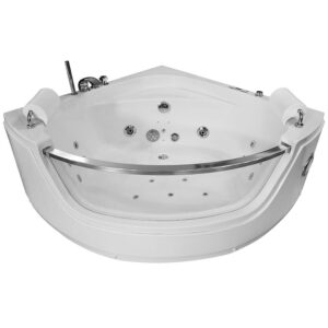 M-SPA - Koupelnová vana s hydromasáží 135 x 135 x 63 cm