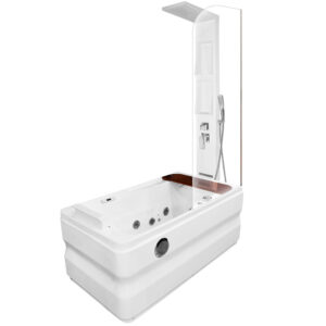 M-SPA - Vana levá s hydromasáží 0062 150 x 78 x 58 cm