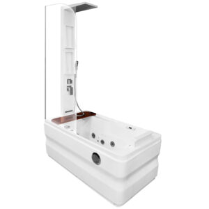 M-SPA - Pravá koupelnová vana s hydromasáží 0062 150 x 78 x 58 cm