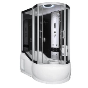 KERRA-FANTASIA - sprchový box s vanou pravý 151 x 85 x 217 cm