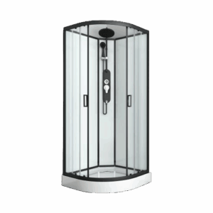 Sanotechnik - QuickLine EPIC 1 - Sprchový box čtvrtkruhový - 90 x 90 x 235 cm