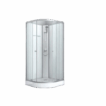 Sanotechnik - IDEA 1 - sprchový box čtvrtkruhový - 80 x 80 x 204 cm