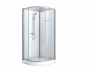 Sanotechnik - OCEAN 1 - sprchový box čtvrtkruh - 80 x 80 x 204 cm