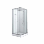 Sanotechnik - FORTE 2 - sprchový box čtvercový - 90 x 90 x 204 cm