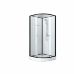 Sanotechnik - BELA 1 - sprchový box čtvrtkruhový - 80 x 80 x 204 cm