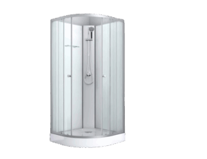 Sanotechnik - IDEA 2 - Sprchový box čtvrtkruhový - 90 x 90 x 204 cm