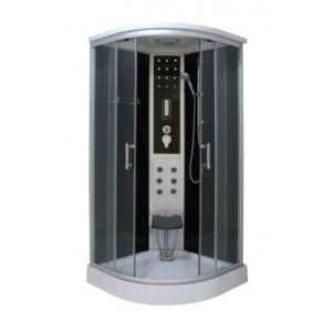 Sanotechnik - DREAM - Čtvrtkruhový hydromasážní sprchový box 90 x 90 x 215 cm