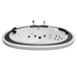 M-SPA - Kúpeľňová vaňa s hydromasážou bez krytu - 210 x 170 x 70 cm