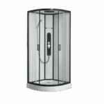 Sanotechnik - SKY 1 - Čtvrtkruhový sprchový kout s hydromasáží, 90 x 90 x 225 cm