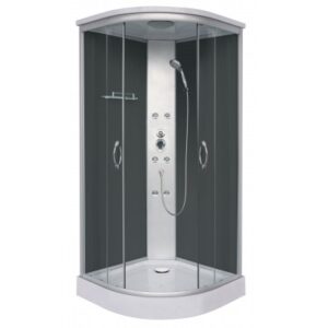 Sanotechnik - QuickLine Punto - Sprchový box čtvrtkruhový - 90 x 90 x 215 cm