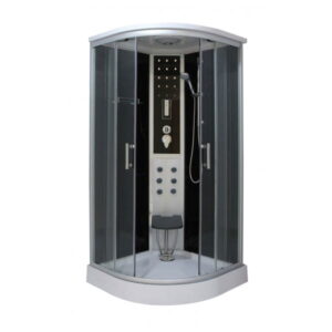 Sanotechnik - QuickLine Comfort - sprchový box čtvrtkruh 100 x 100 x 215 cm