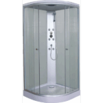 Sanotechnik - Relax - sprchový box čtvrtkruhový 90 x 90 x 207 cm bílý