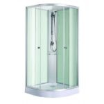 Sanotechnik - RIO 1 - sprchový box - čtvrtkruh bez střechy - 90 x 90 x 204 cm