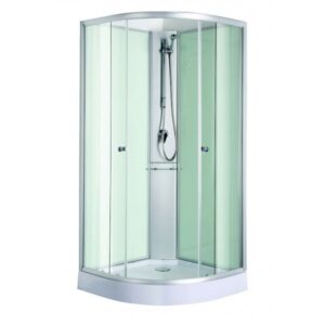 Sanotechnik - RIO 1 - sprchový box - čtvrtkruh bez střechy - 90 x 90 x 204 cm