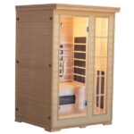Sanotechnik - KOMBI Infračervená sauna pro 2 osoby 124 x 116 cm