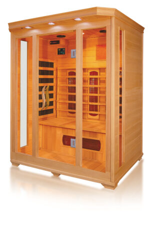 M-Spa - Infrasauna křemen 3 osoby 153 x 125 x 190 cm