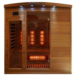 M-Spa - Infrasauna karbon-keramika pro 4 osoby 175 x 135 x 190 cm