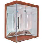 M-SPA - Parní sauna pro 3 osoby 118 x 195 x 210 cm pravá