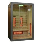 M-SPA - Šedá Infrasauna 121 x 106 x 192 cm