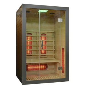 M-SPA - Šedá Infrasauna 121 x 106 x 192 cm