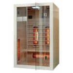 M-SPA - Bílá infrasauna 121 x 106 x 192 cm