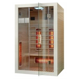 M-SPA - Bílá infrasauna 121 x 106 x 192 cm