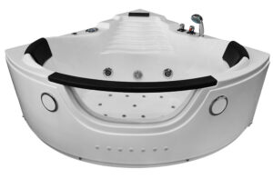 M-SPA - Koupelnová vana s hydromasáží 003 PLUS pro 2 osoby 140 x 140 x 67 cm