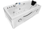 M-SPA - Koupelnová vana s hydromasáží 1634 + pro 1 osobu 168 x 87 x 60 cm
