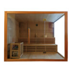 M-SPA - Suchá sauna s kamny HARVIA pro 5 osob 220 x 200 x 200 cm