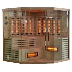 M-SPA - Infrasauna pro 4 osoby 180 x 180 x 200 cm