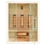 M-SPA - Infračervená sauna bílá 150 x 120 x 190 cm
