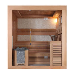 M-SPA - Suchá sauna s kamny HARVIA 6kW 200 x 180 x 210 cm