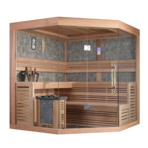 M-SPA - Suchá sauna s kamny 200 x 200 x 210 cm 6kW
